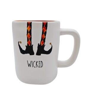 NEW Rae Dunn Halloween Wicked Witch Mug with Stripped Stockings 🧙🏻